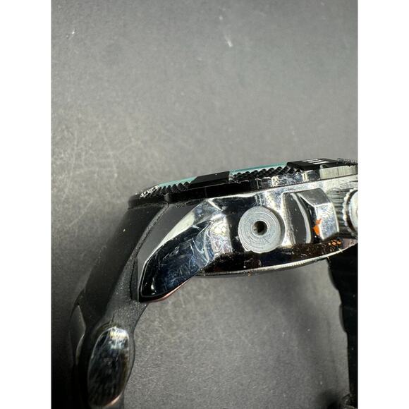 Shark Dual Time Digital Quartz Date Alarm Sports Wrist Watch WR 30M White Dial - Picture 6 of 8